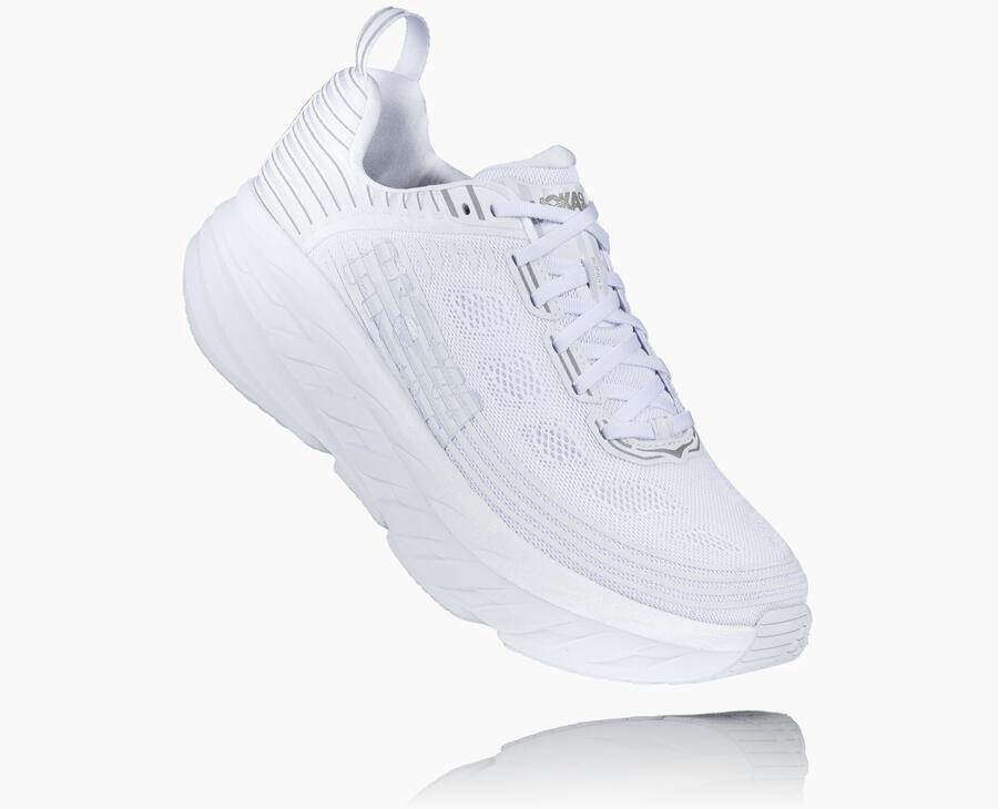 Hoka One One Koşu Ayakkabısı Erkek Beyaz - Bondi 6 - RQ9341085